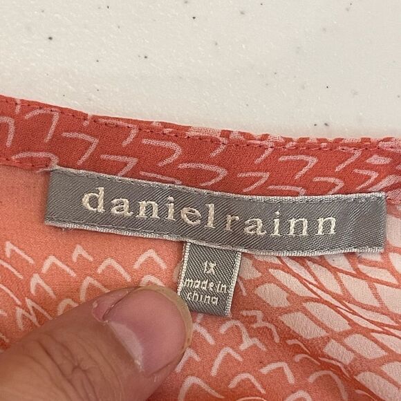 Daniel Rainn sheer embroidered boho blouse 1X - Picture 5 of 5